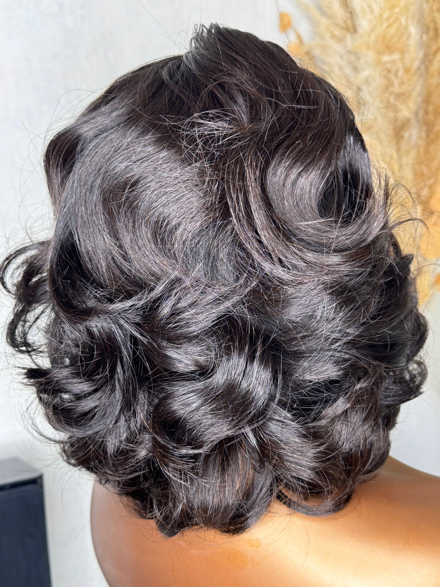 5*5 closure virgin hair wig