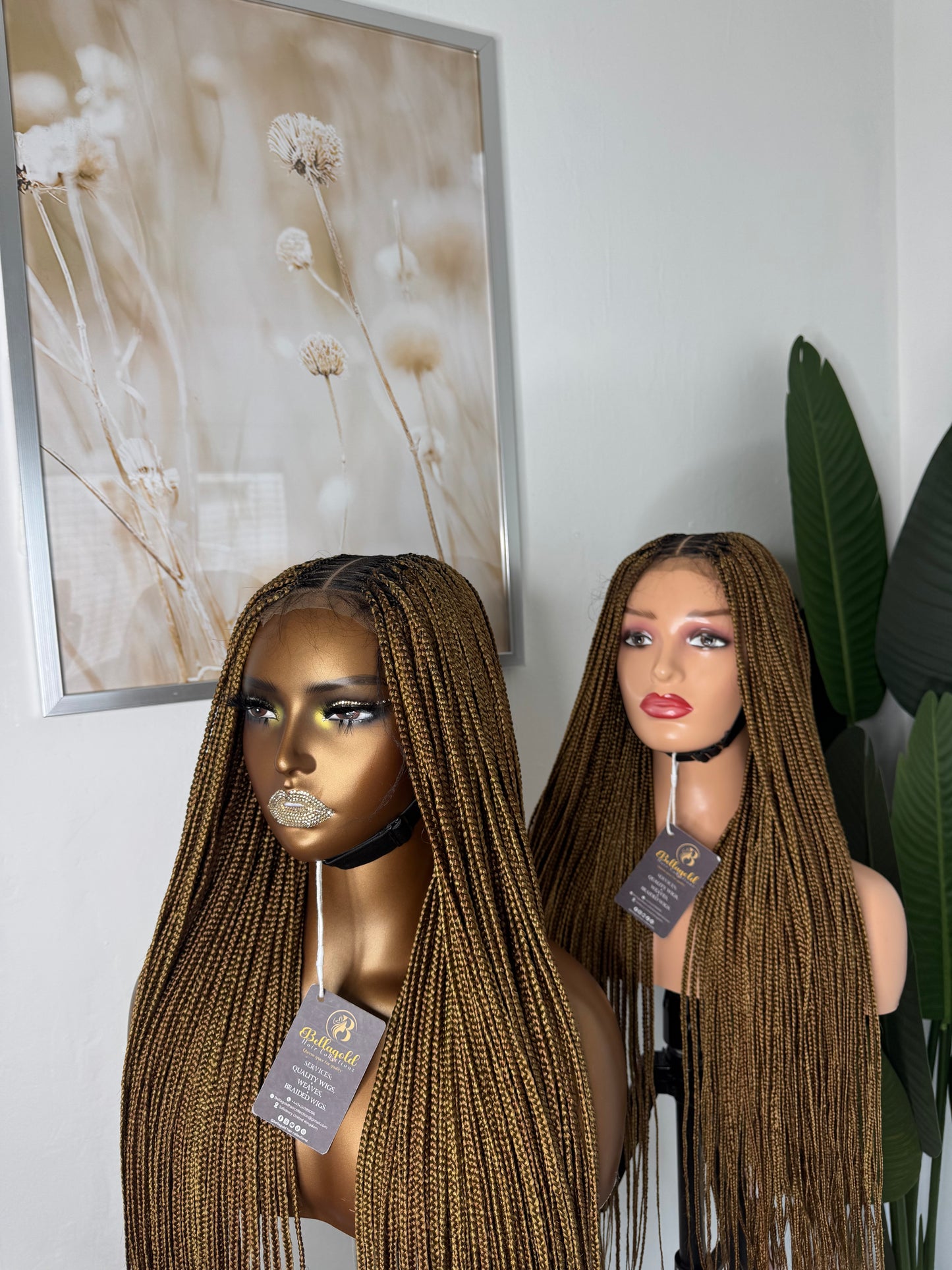 3*6 closure quality braided wigs