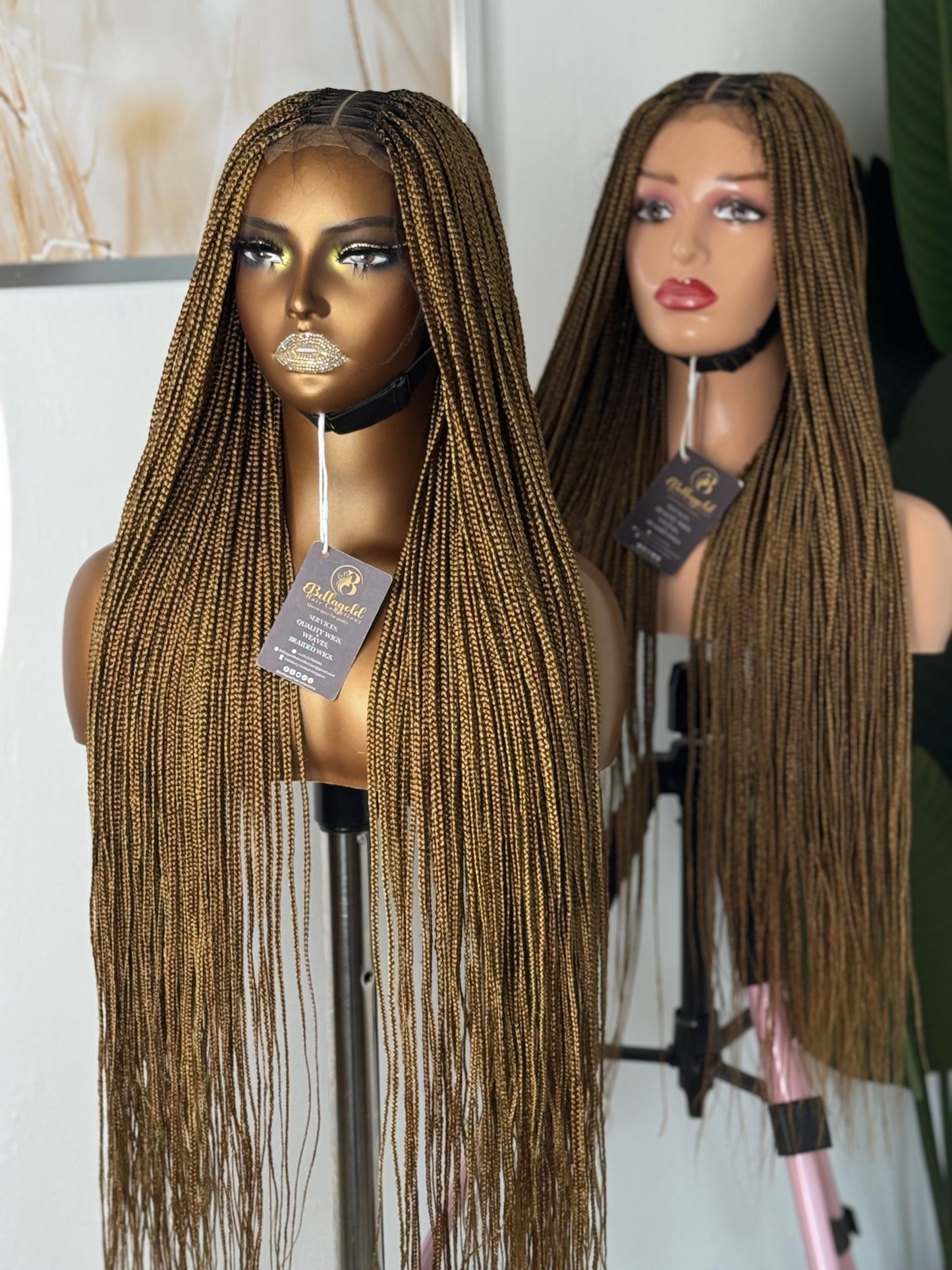 3*6 closure quality braided wigs