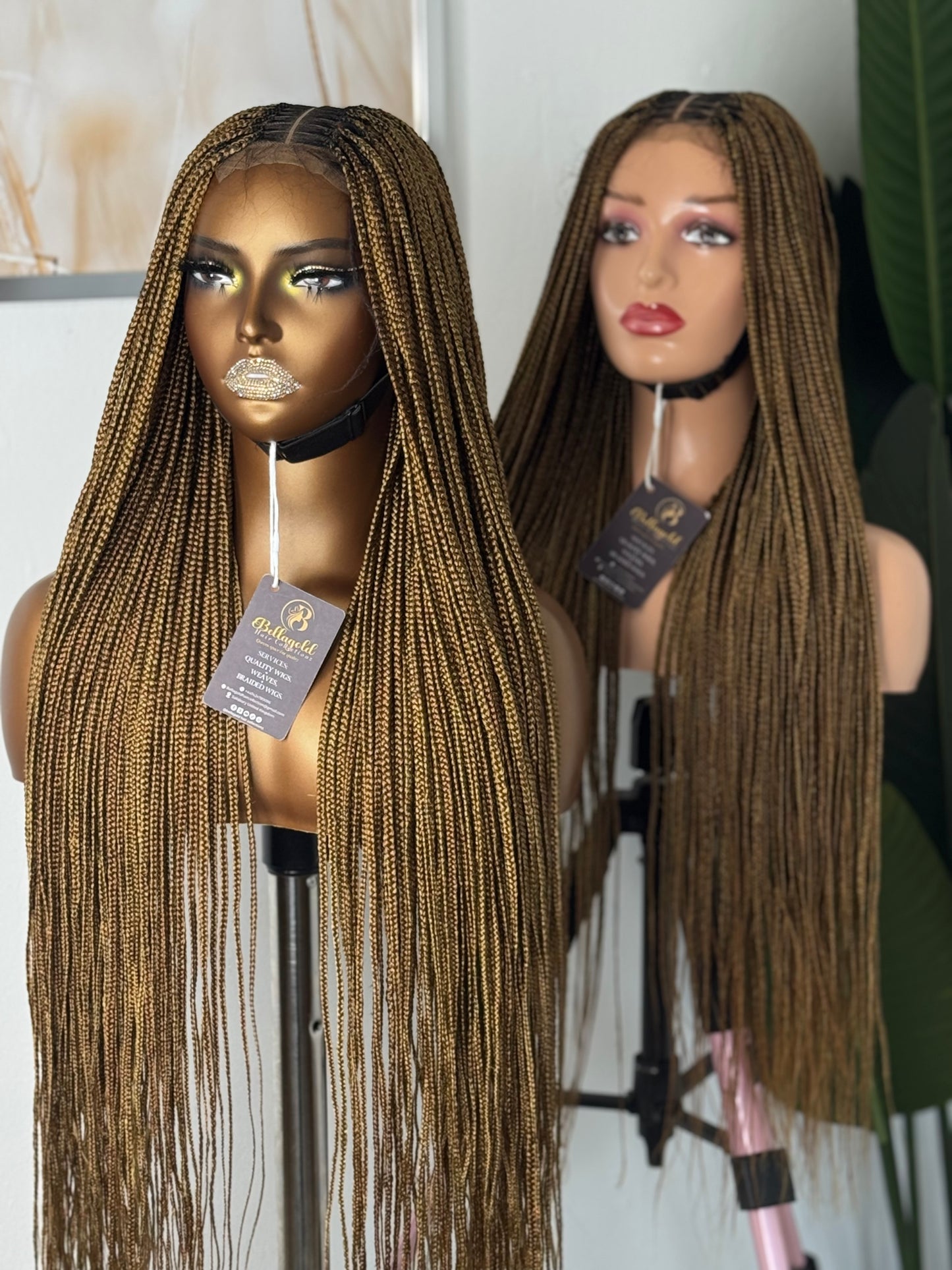 3*6 closure quality braided wigs