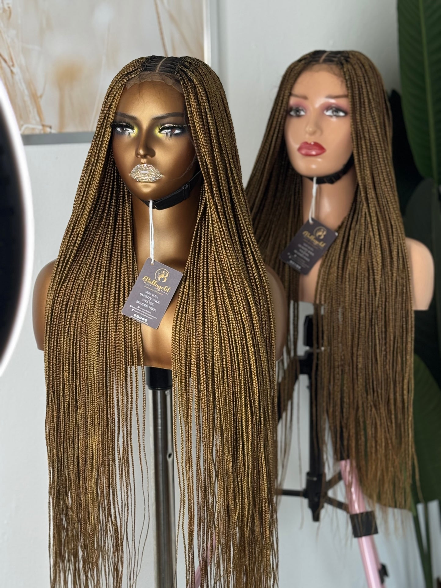 3*6 closure quality braided wigs