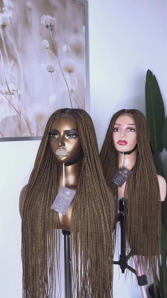 3*6 closure quality braided wigs